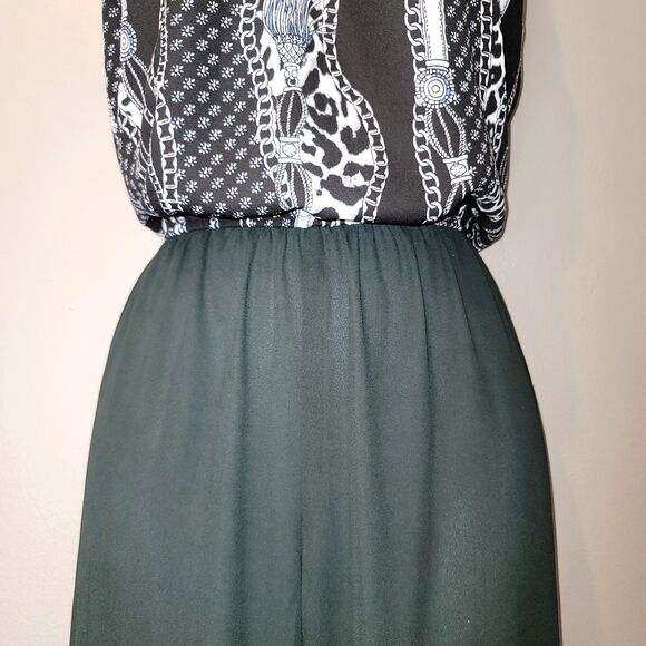 Single Dressy Two Tone Snake Skin Jumper Size Small - Picture 3 of 7